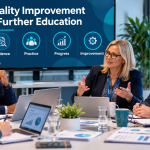 Quality improvement in further education through collaborative discussion between training provider leaders and quality professionals.